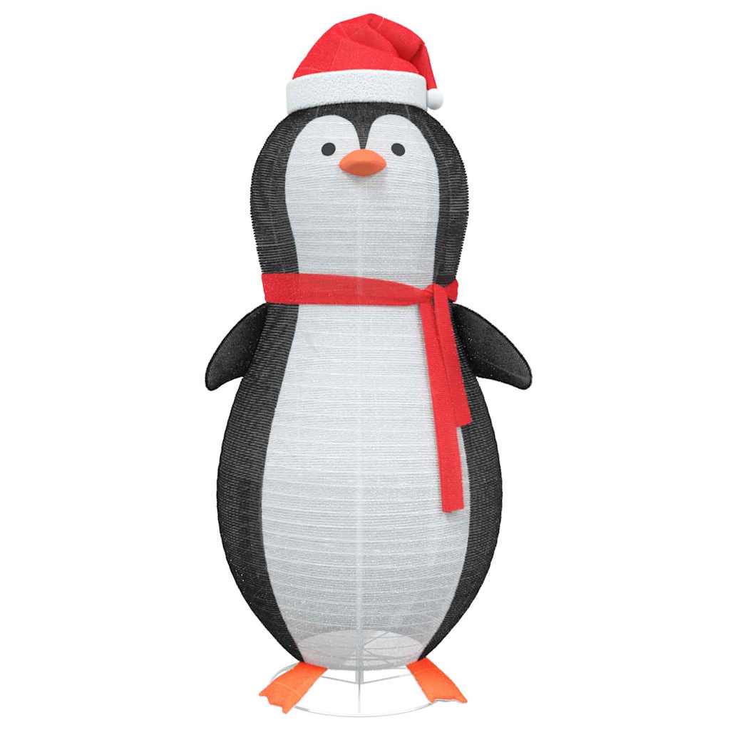 Sne Pingvin Figur med 600 LED'er Varm hvid 78 x 178 cm Stof