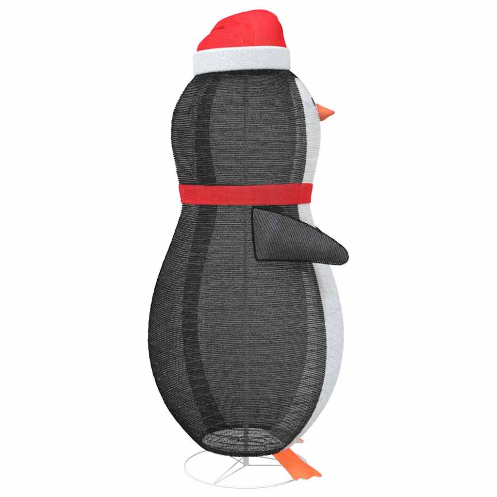 Sne Pingvin Figur med 600 LED'er Varm hvid 78 x 178 cm Stof
