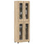 Highboard FLORIN 60 x 35 x 182 cm Sonoma eg Konstrueret træ