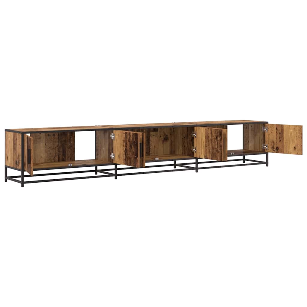TV Enheder 240 x 35 x 41 cm Gammelt træ Konstrueret træ