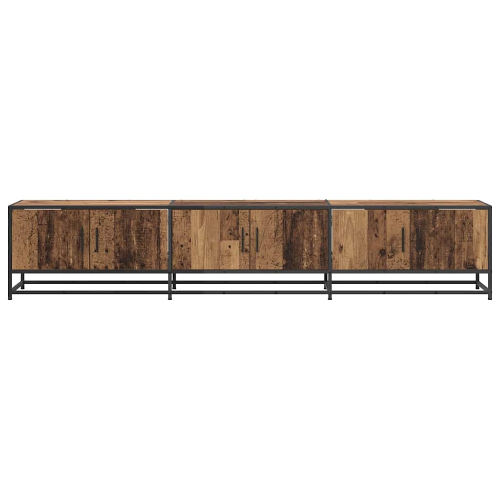 TV Enheder 210 x 35 x 41 cm Gammelt træ Konstrueret træ