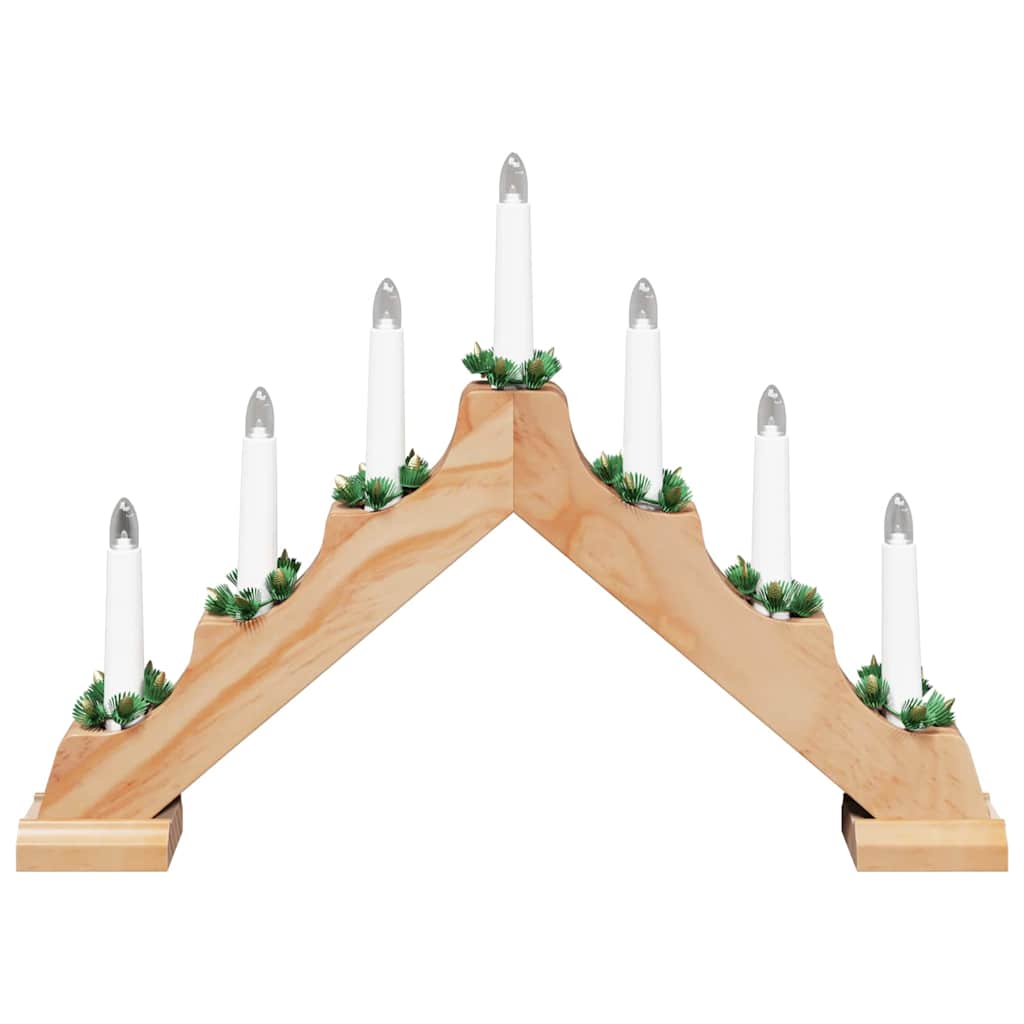 Julelys bro 7 LED'er Varm hvid 39.5 x 5 x 29 cm
