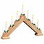Julelys bro 3 stk. 7 LED'er Varm hvid 39.5 x 5 x 29 cm