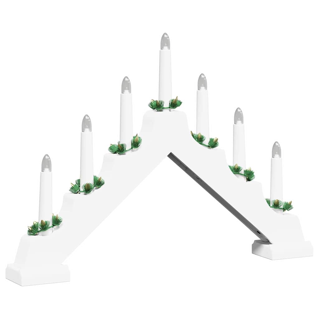 Julelys bro 7 LED'er Varm hvid 39.5 x 5 x 29 cm
