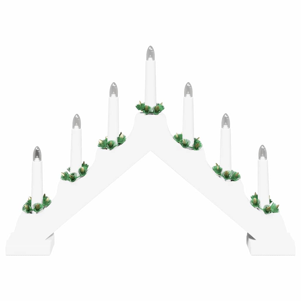 Julelys bro 7 LED'er Varm hvid 39.5 x 5 x 29 cm
