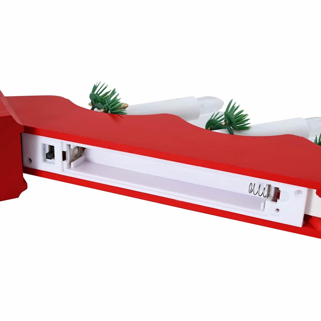 Julelys bro 3 stk. 7 LED'er Varm hvid 39.5 x 5 x 29 cm