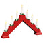 Julelys bro 3 stk. 7 LED'er Varm hvid 39.5 x 5 x 29 cm