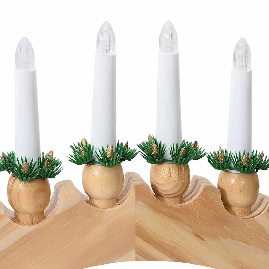 Julelys Bue med 10 LED Lys LED'er Varm hvid 47 x 5 x 29 cm