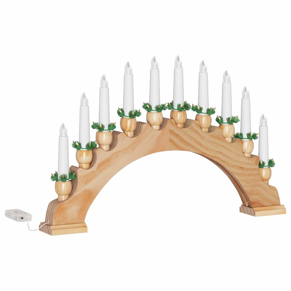 Julelys Bue med 10 LED Lys LED'er Varm hvid 47 x 5 x 29 cm