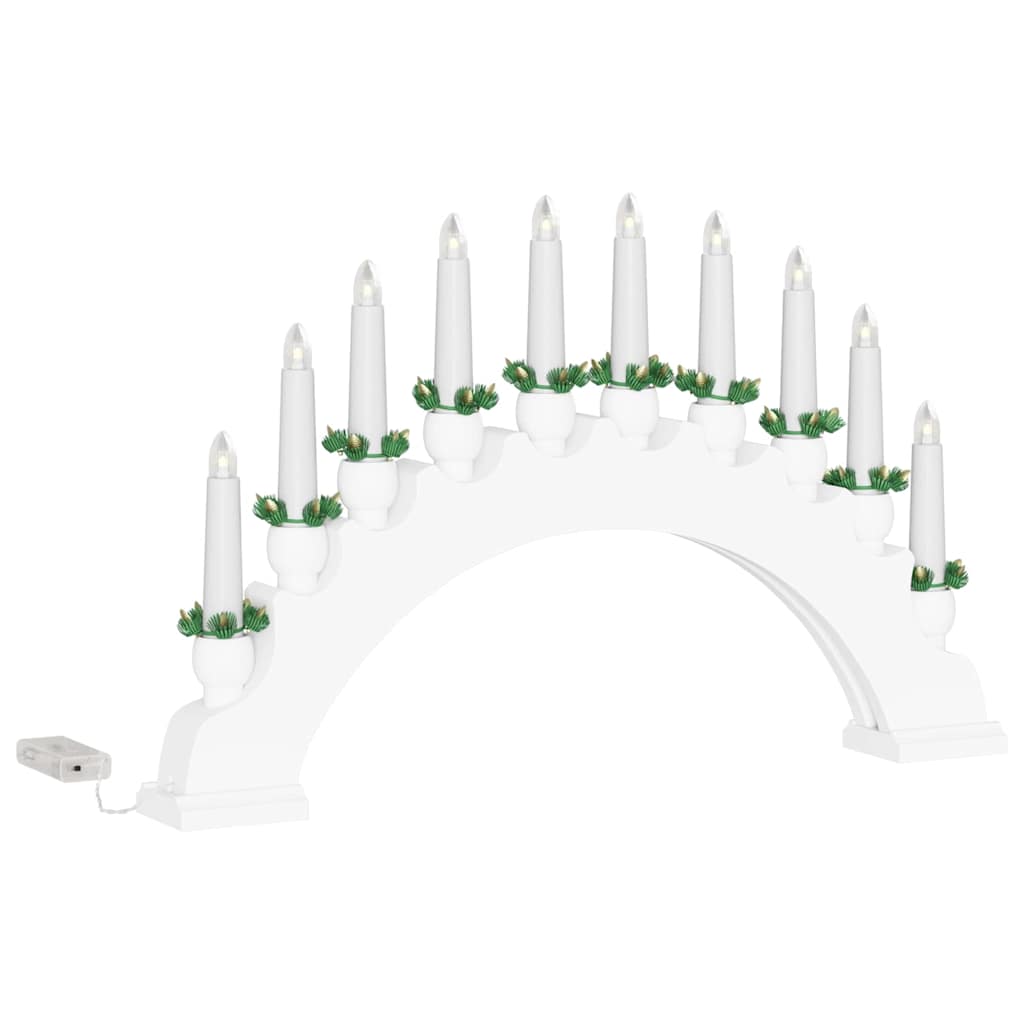 Julelys Bue med 10 LED Lys LED'er Varm hvid 47 x 5 x 29 cm