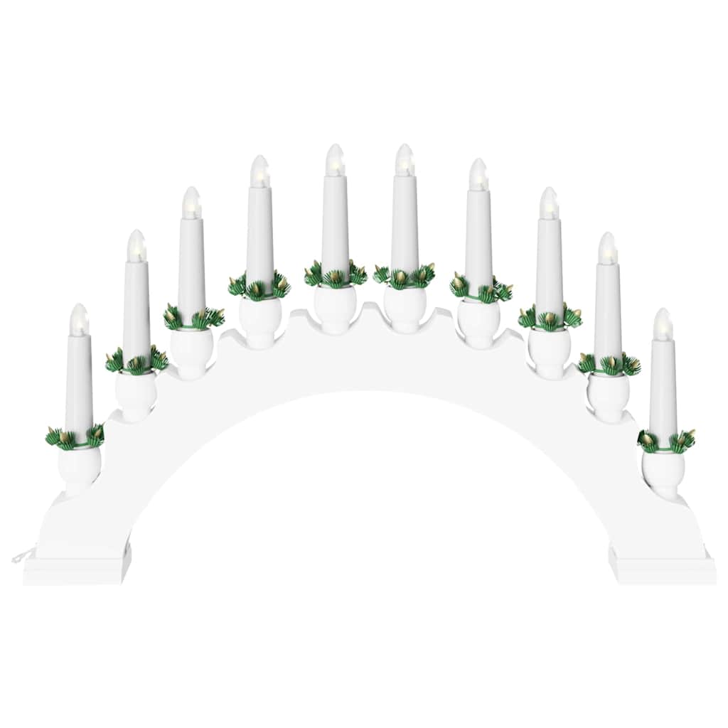 Julelys Bue med 10 LED Lys LED'er Varm hvid 47 x 5 x 29 cm