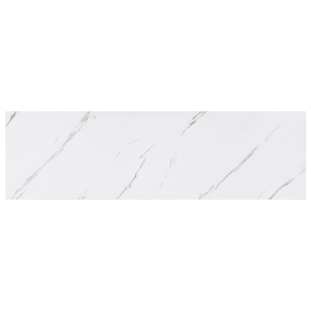 Væghylde Vægmonteret Hvid marmor 80 x 23,5 x 3,8 cm