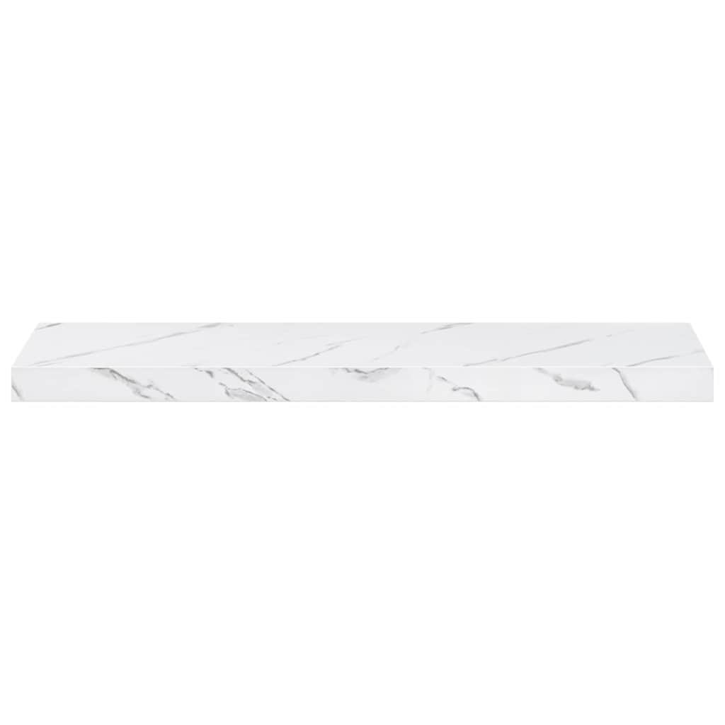 Væghylde Vægmonteret Hvid marmor 90 x 23,5 x 3,8 cm