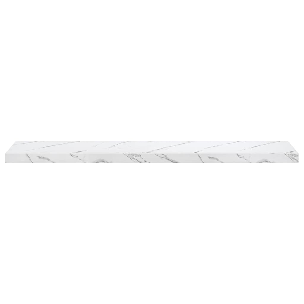 Væghylde Vægmonteret Hvid marmor 120 x 23,5 x 3,8 cm