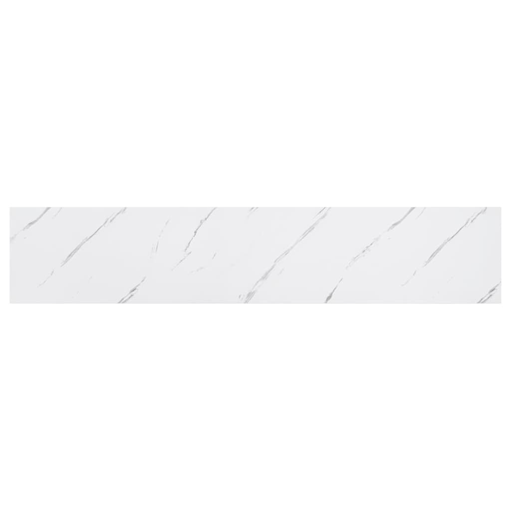 Væghylde Vægmonteret Hvid marmor 120 x 23,5 x 3,8 cm