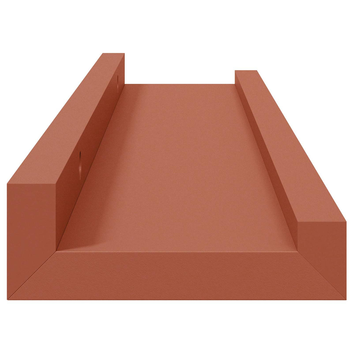 Væghylde 2 stk. Rød 40 x 9 x 3 cm Konstrueret træ