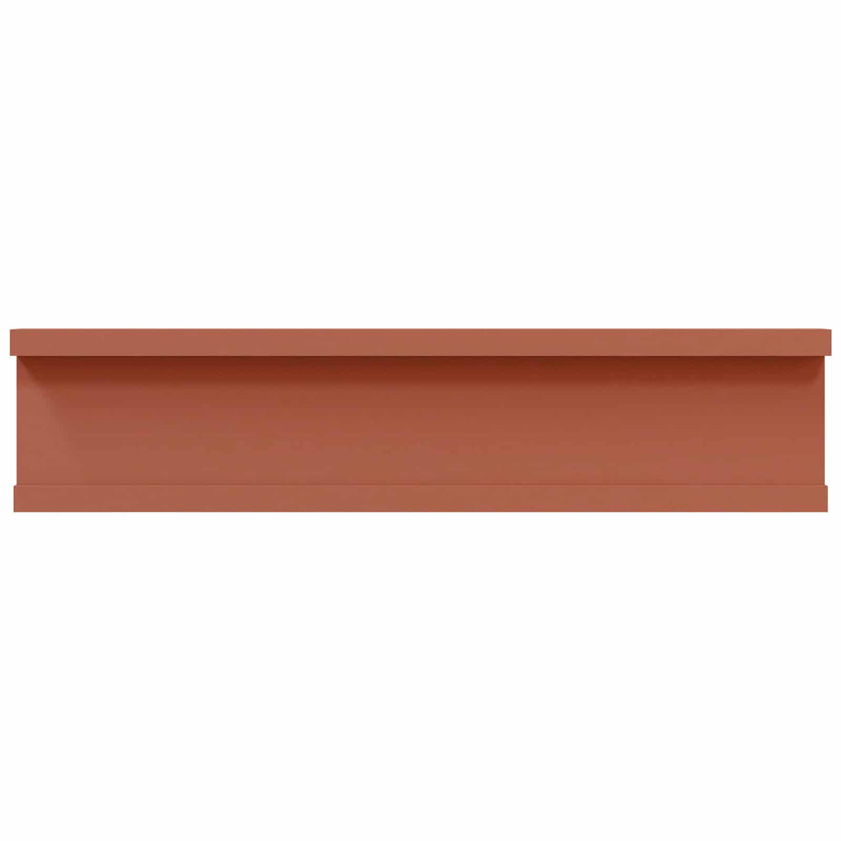 Væghylde 2 stk. Rød 40 x 9 x 3 cm Konstrueret træ
