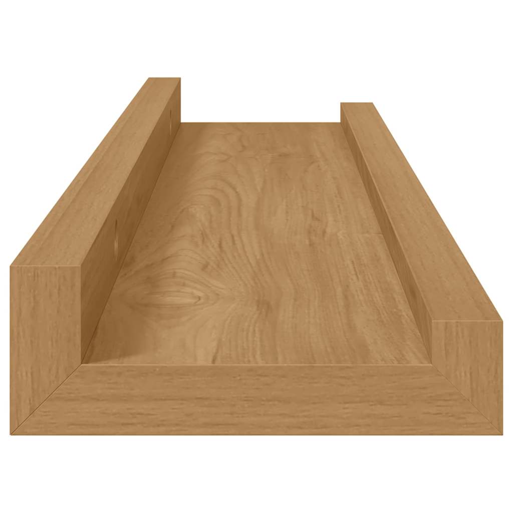 Væghylde 4 stk. Brun 40 x 9 x 3 cm Konstrueret træ