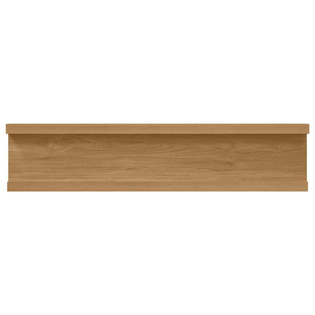 Væghylde 4 stk. Brun 40 x 9 x 3 cm Konstrueret træ