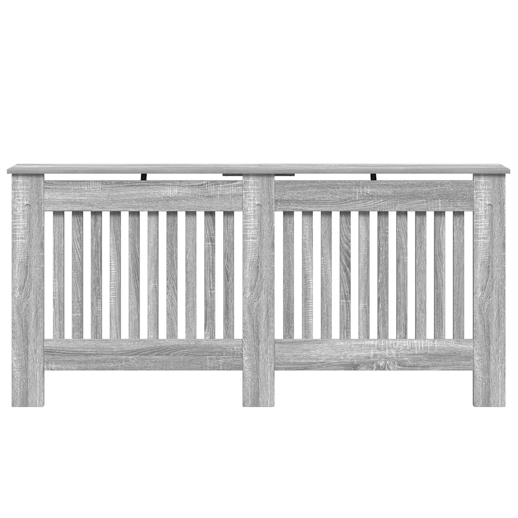 Radiatorcover Grå Sonoma 172 x 19 x 81,5 cm Konstrueret træ