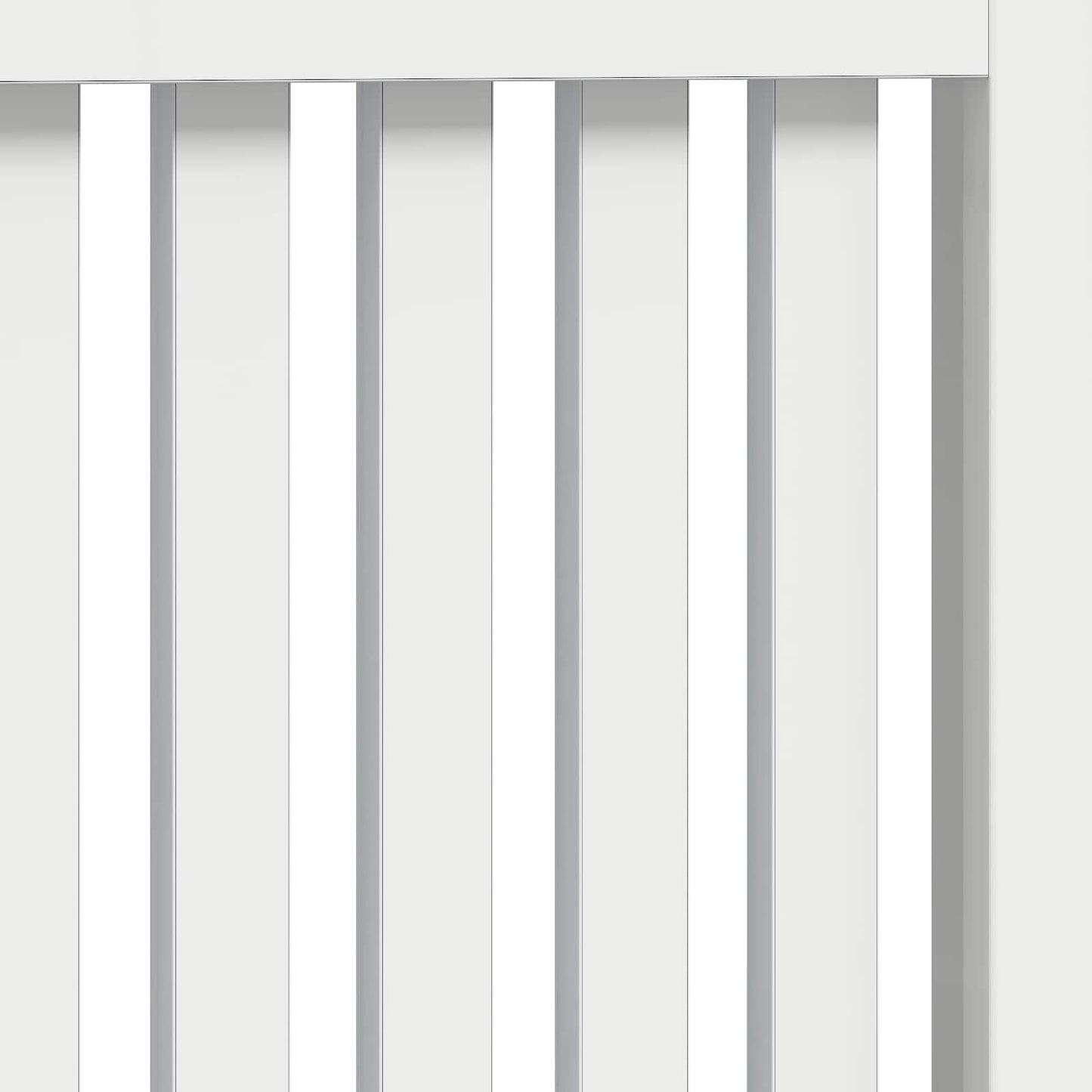 Radiatorcover Hvid højglans 172 x 19 x 81,5 cm Konstrueret træ
