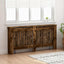 Radiatorcover Røget eg 172 x 19 x 81,5 cm Konstrueret træ