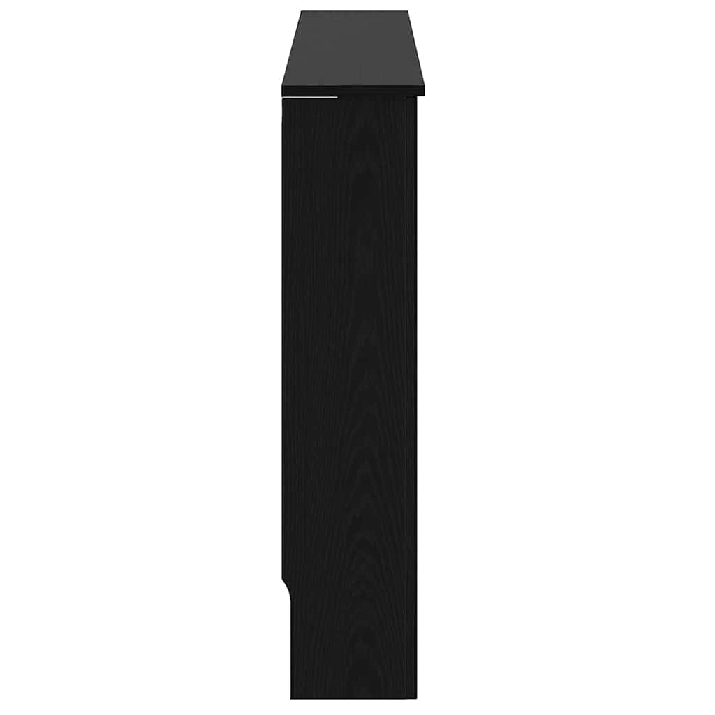 Radiatorcover Sort eg 172 x 19 x 81,5 cm Konstrueret træ