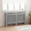 Radiatorcover Grå Sonoma 152 x 19 x 81,5 cm Konstrueret træ