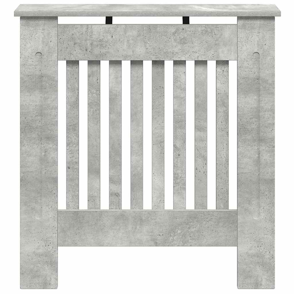 Radiatorcover Betongrå 78 x 19 x 81,5 cm Konstrueret træ