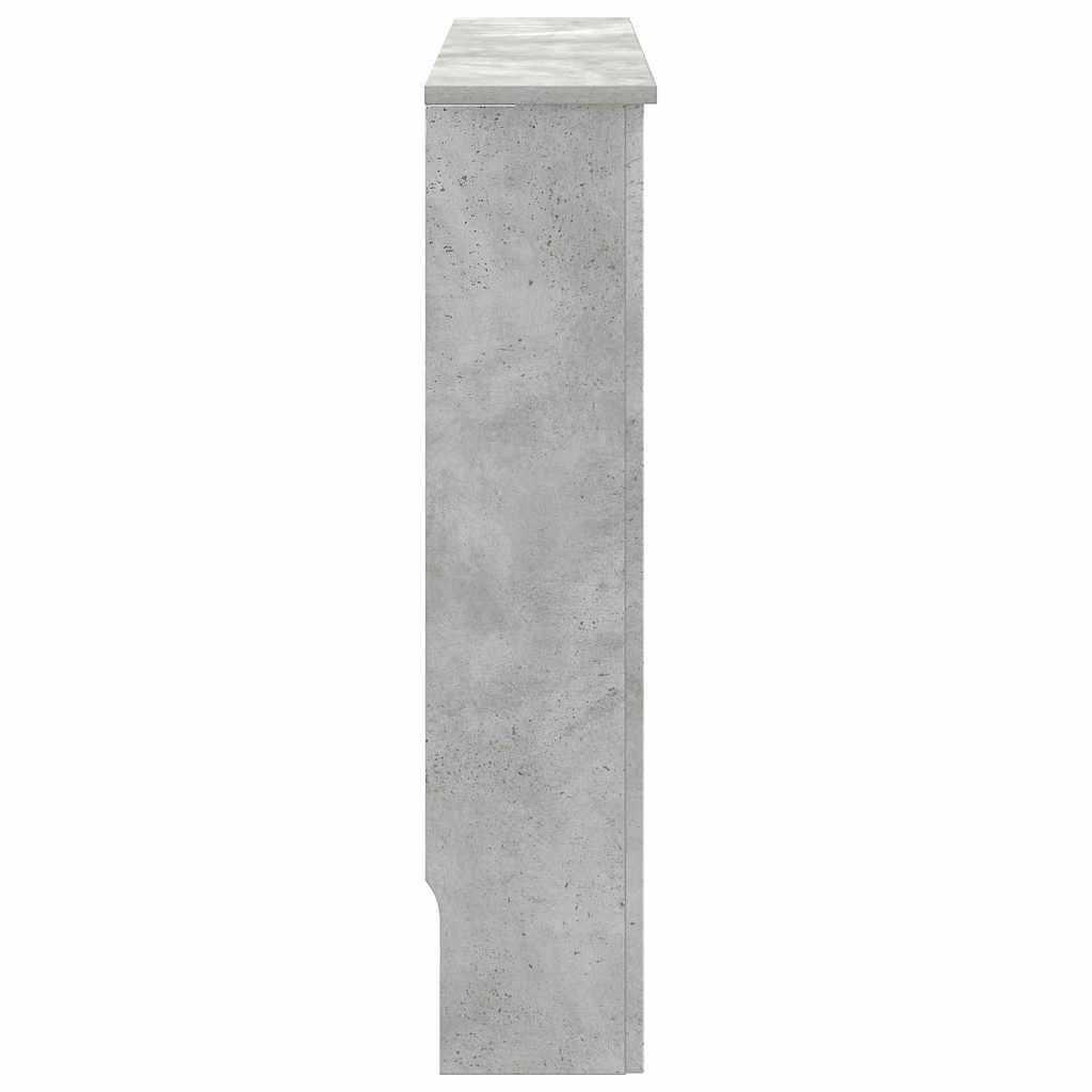 Radiatorcover Betongrå 78 x 19 x 81,5 cm Konstrueret træ