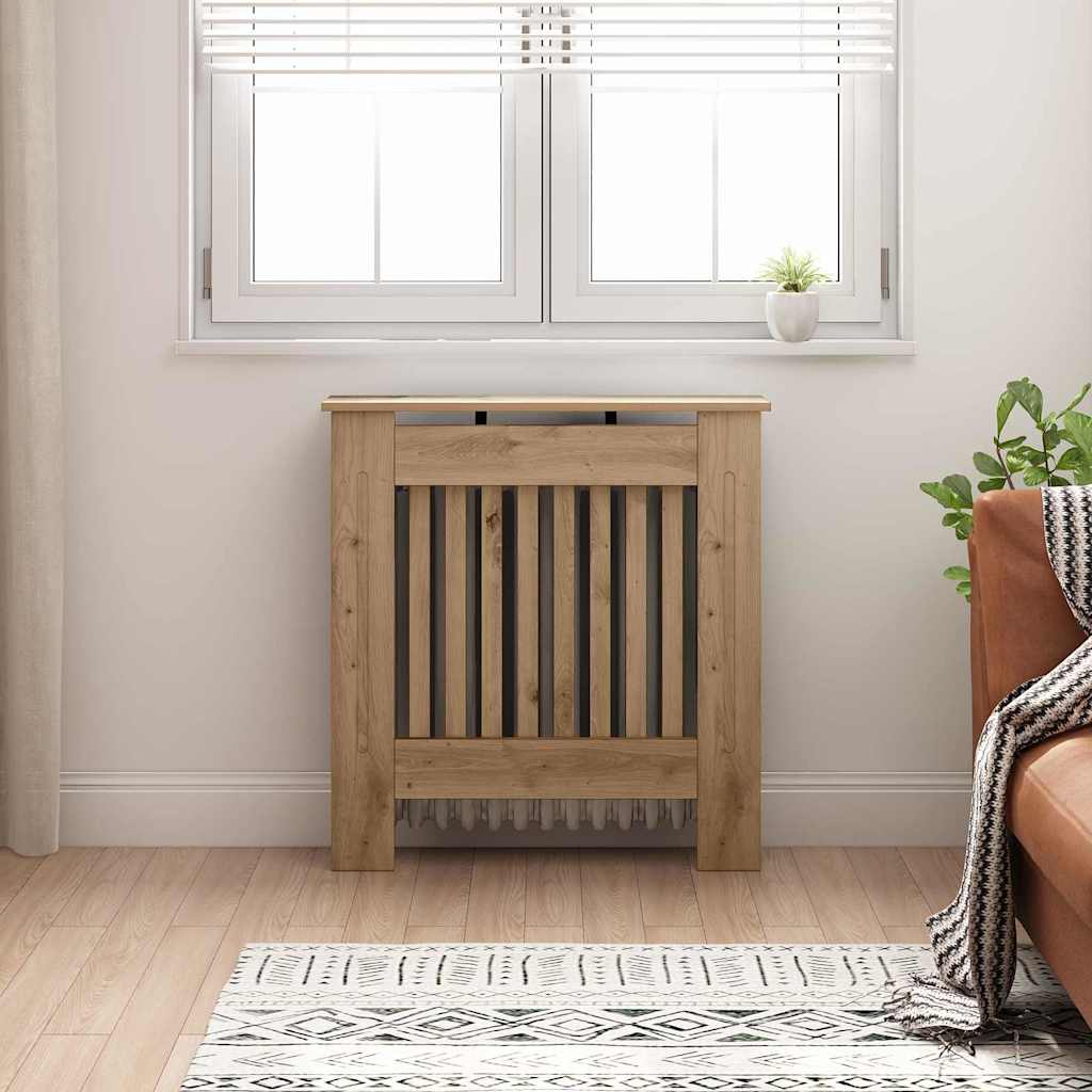 Radiatorcover Artisan-eg 78 x 19 x 81,5 cm Konstrueret træ