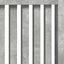 Radiatorcover Betongrå 112 x 19 x 81,5 cm Konstrueret træ