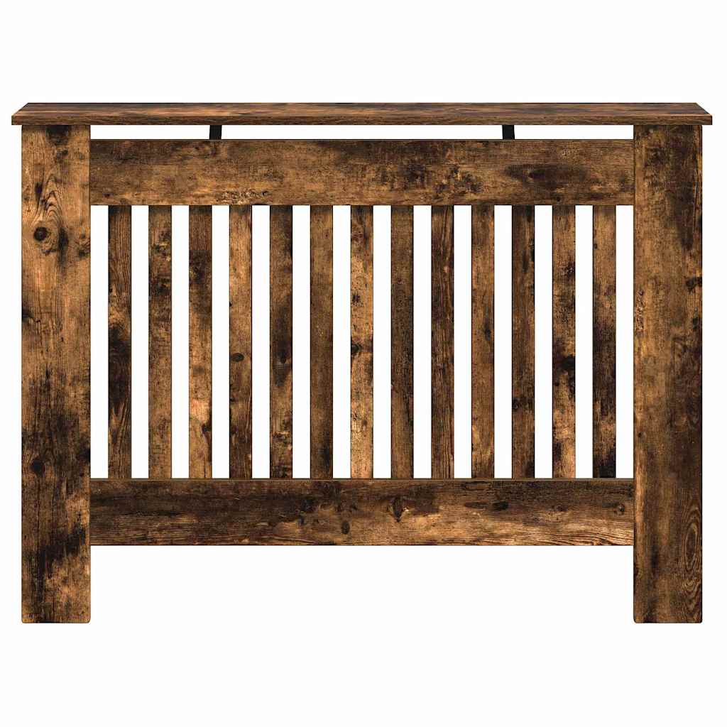 Radiatorcover Røget eg 112 x 19 x 81,5 cm Konstrueret træ