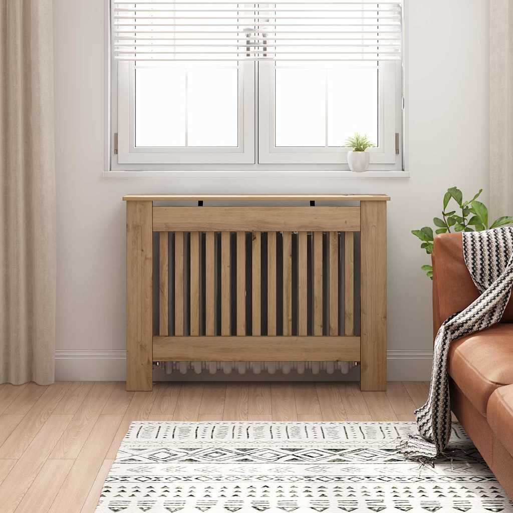 Radiatorcover Artisan Egetræ 112 x 19 x 81,5 cm Konstrueret træ