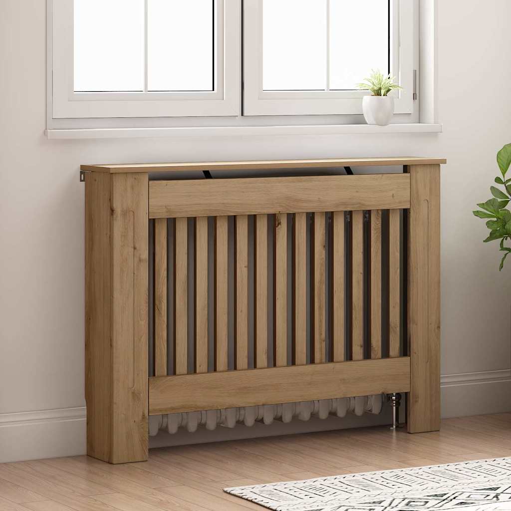 Radiatorcover Artisan Egetræ 112 x 19 x 81,5 cm Konstrueret træ