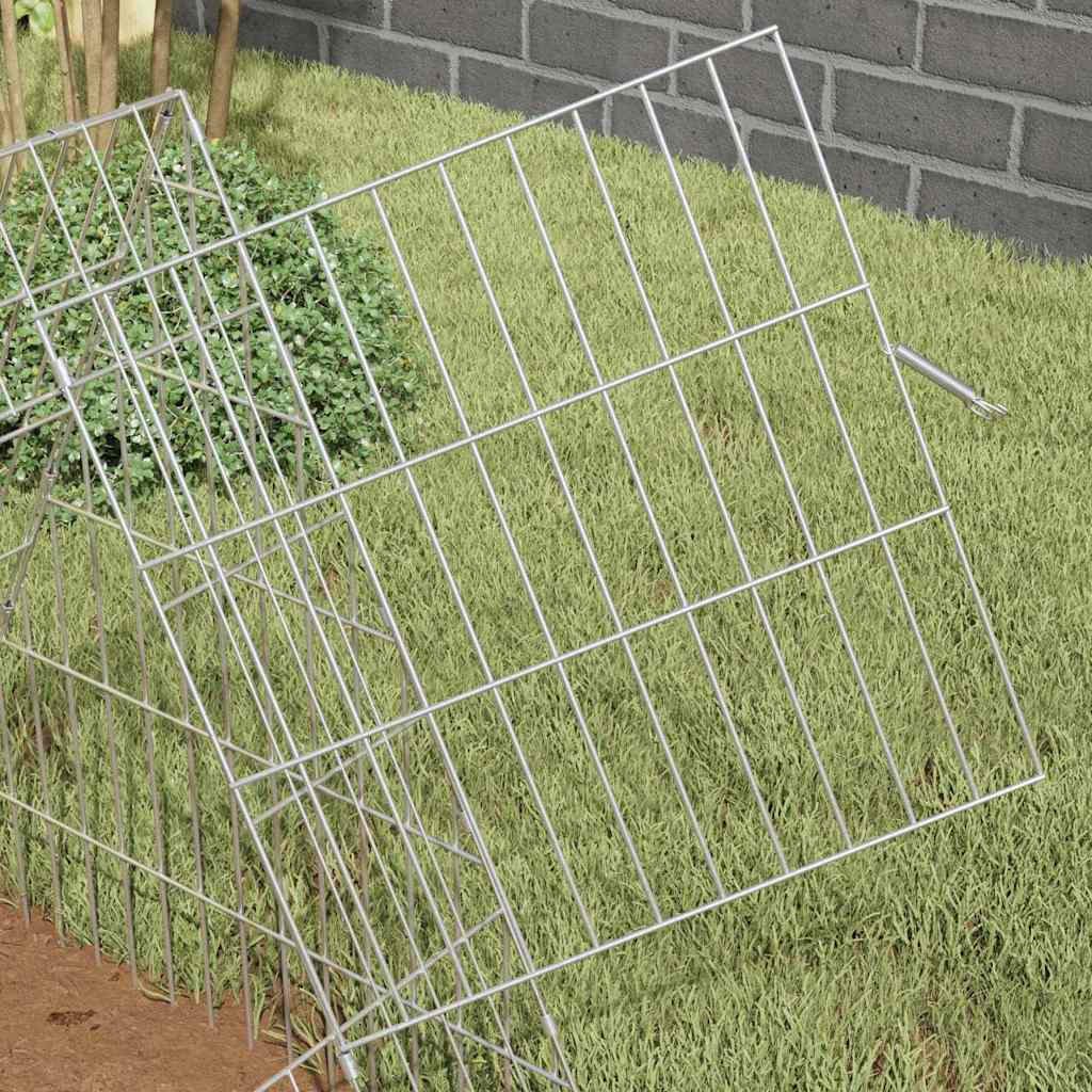 Kanin Bur Sølv 215 x 55 x 55 cm Galvaniseret stål