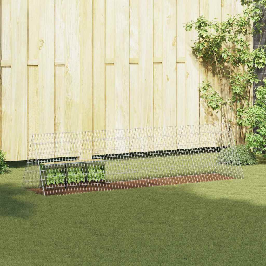 Kanin Bur Sølv 215 x 55 x 55 cm Galvaniseret stål