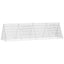 Kanin Bur Sølv 215 x 55 x 55 cm Galvaniseret stål