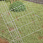 Kanin Bur Sølv 110 x 100 x 85 cm Galvaniseret stål