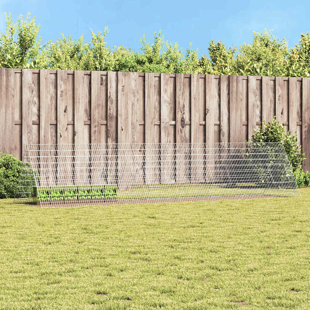 Kanin Bur Sølv 430 x 100 x 85 cm Galvaniseret stål