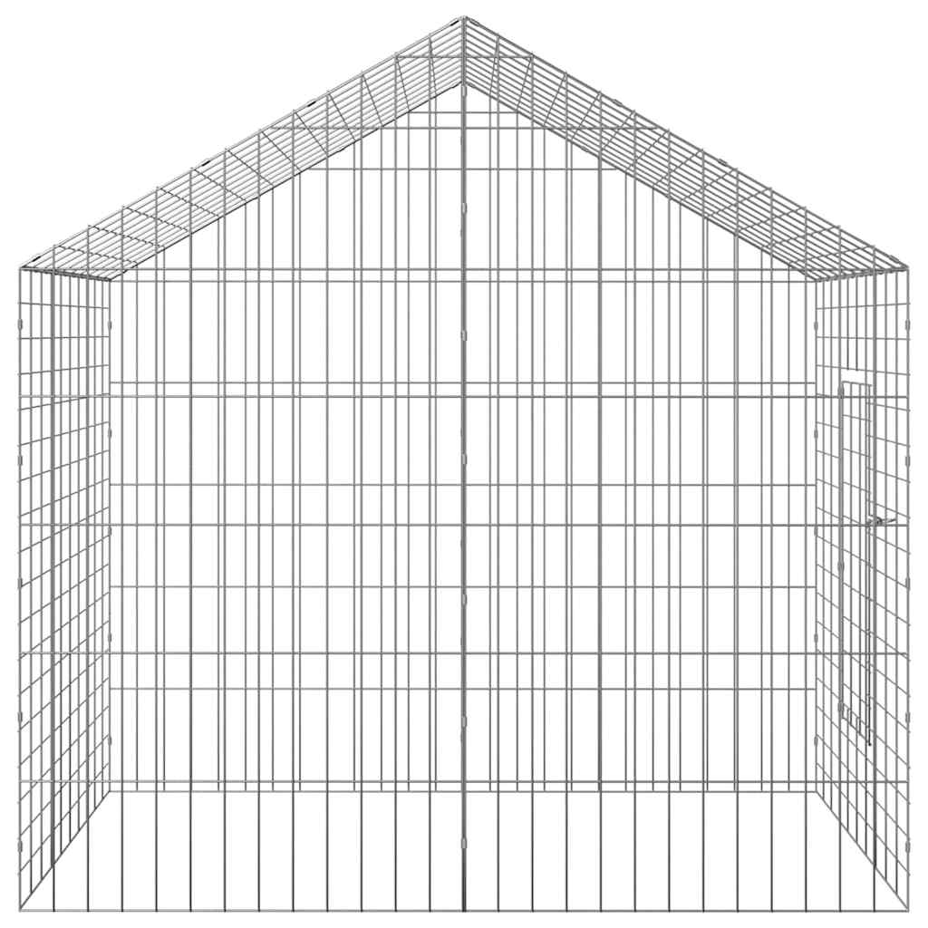 Kanin Bur Sølv 100 x 78 x 78 cm Galvaniseret stål