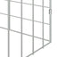 Kanin Bur Sølv 200 x 78 x 78 cm Galvaniseret stål