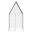 Kanin Bur Sølv 200 x 100 x 210 cm Galvaniseret stål