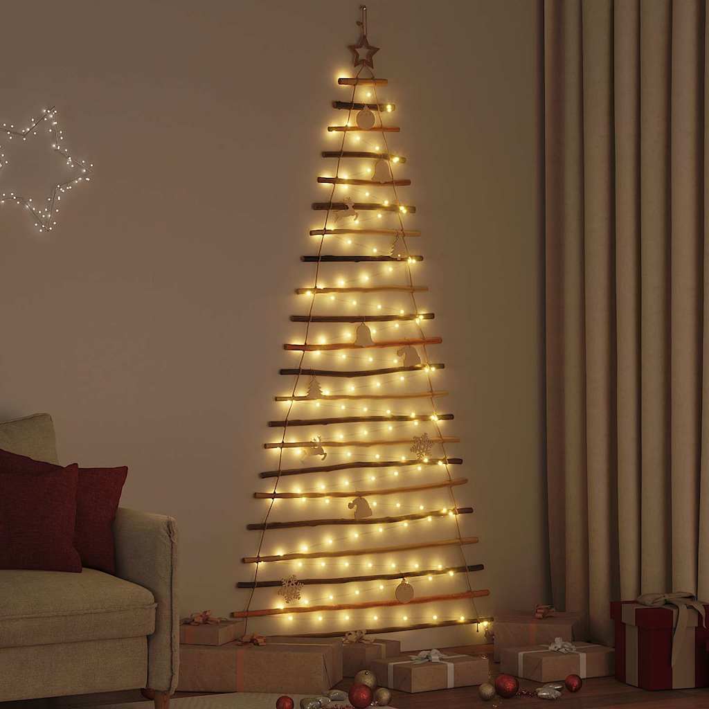 Juletræ Naturfarvet 210 cm Massiv Asketræ