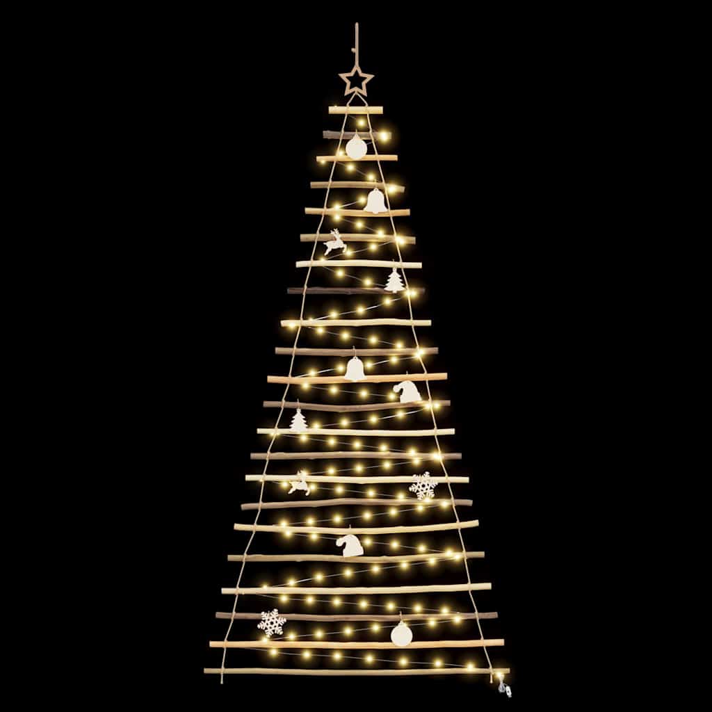 Juletræ Naturfarvet 210 cm Massiv Asketræ