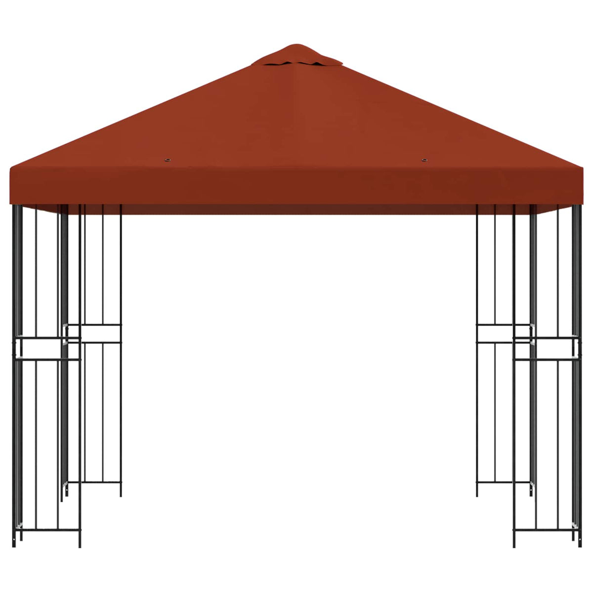 Pavillon 3 x 3 m Terrakotta Polyester og Stål 190 gsm