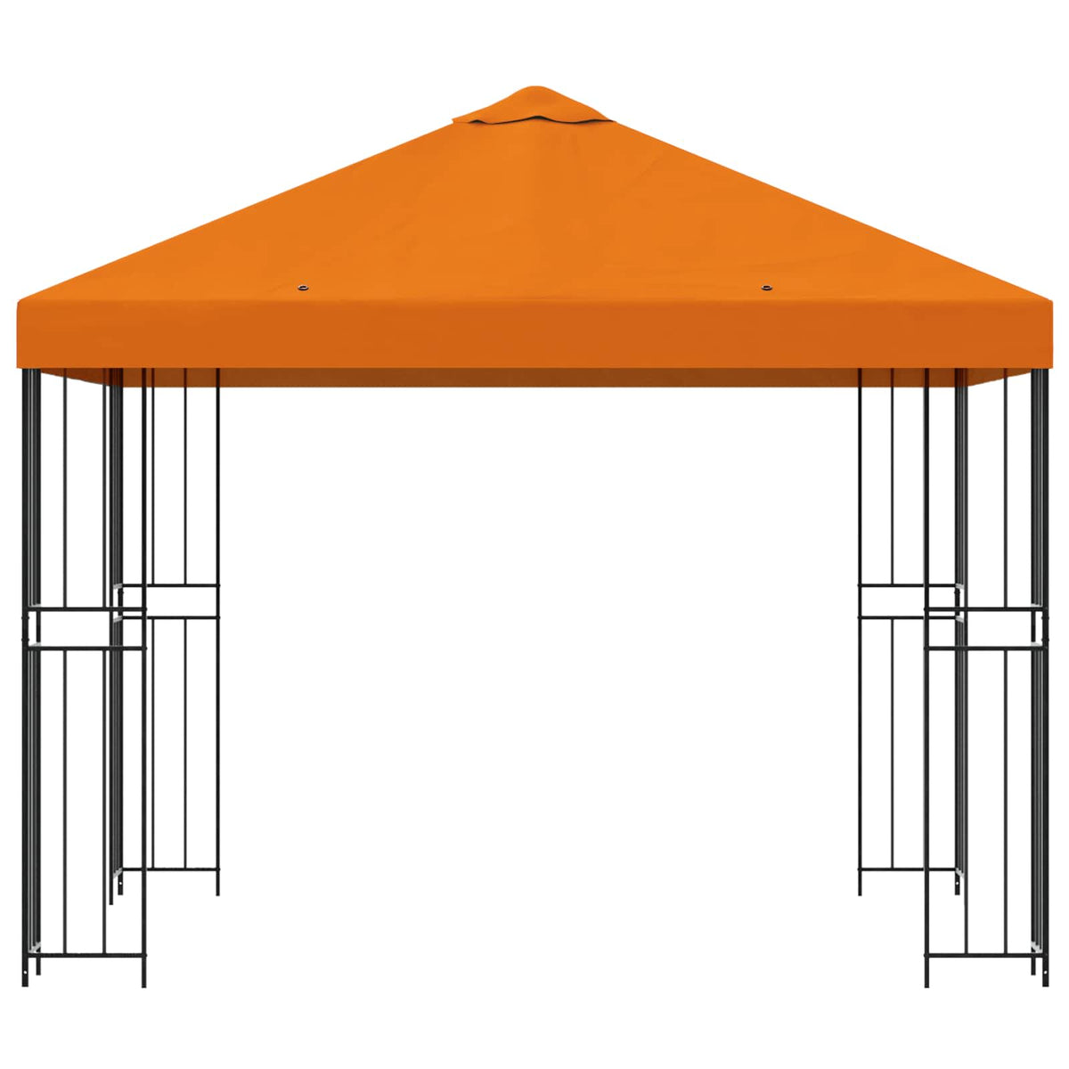 Pavillon 3 x 3 m Orange Polyester og Stål 190 gsm