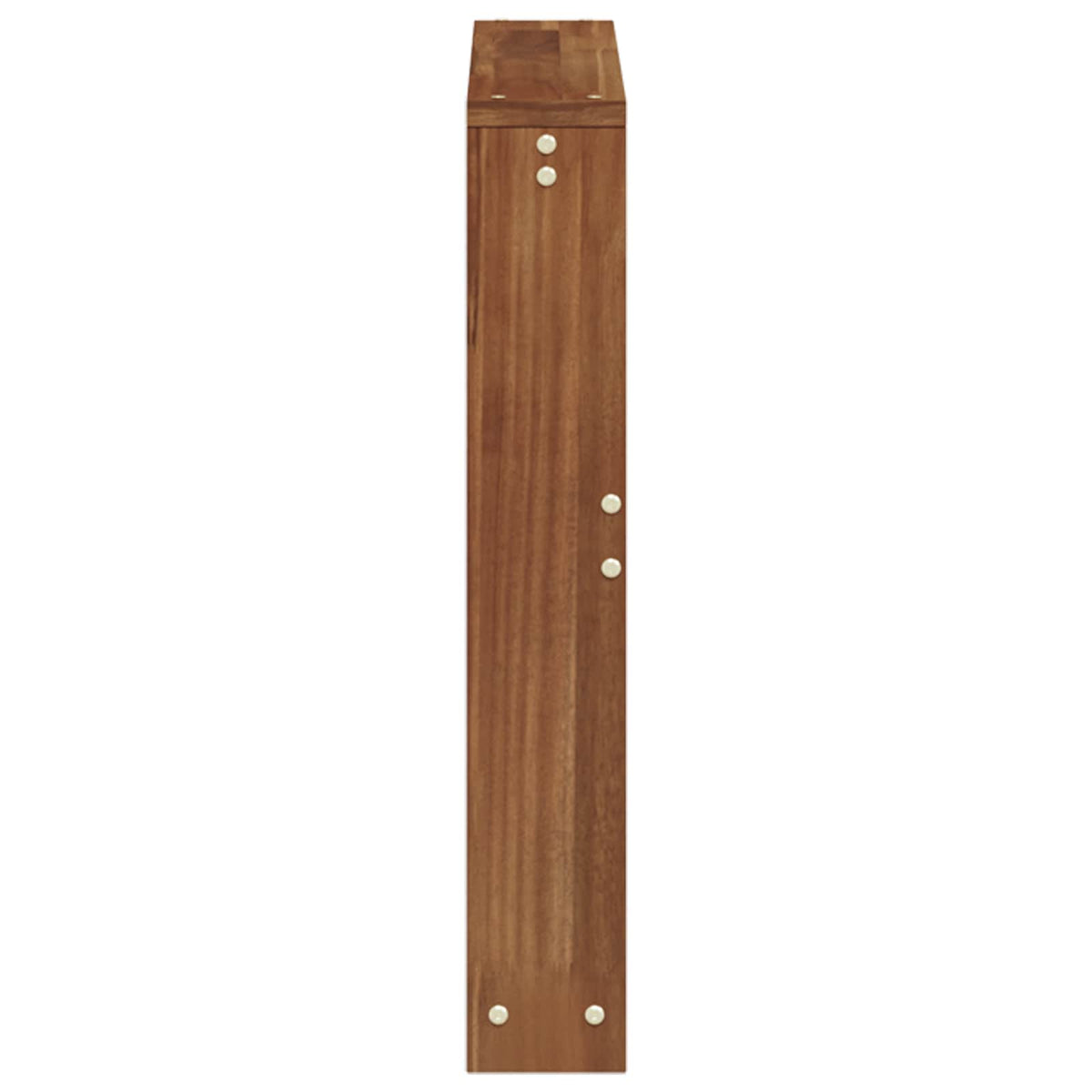 Armlæn 2 stk. Naturfarvet 58,5 x 10 x 61 cm Massivt Akacietræ