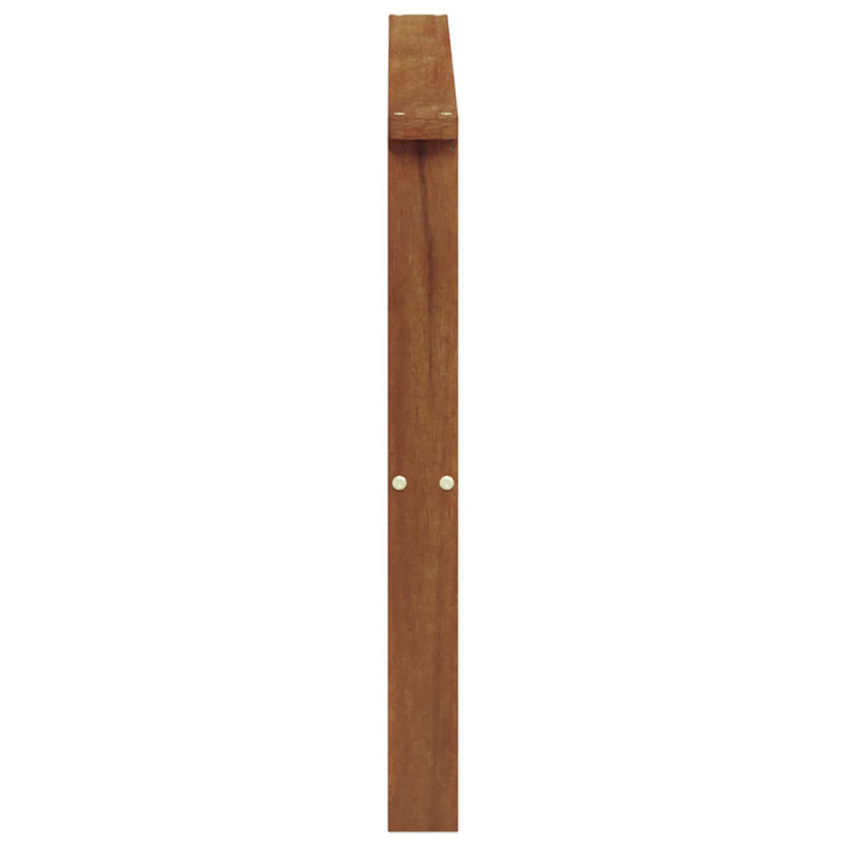 Armlæn 2 stk. Naturfarvet 78,5 x 6 x 61 cm Massivt Akacietræ