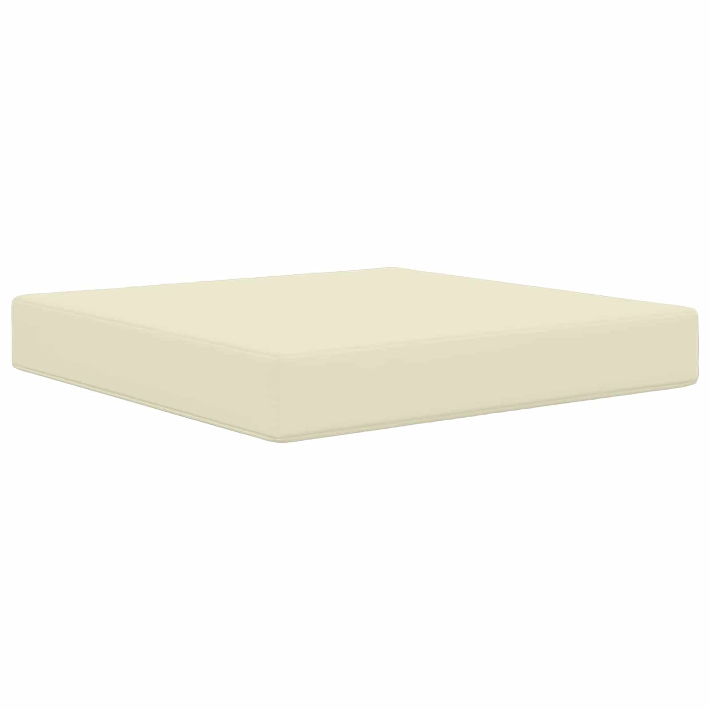 Udendørs Sofa Pude Polyester Cremefarvet 60 x 60 cm